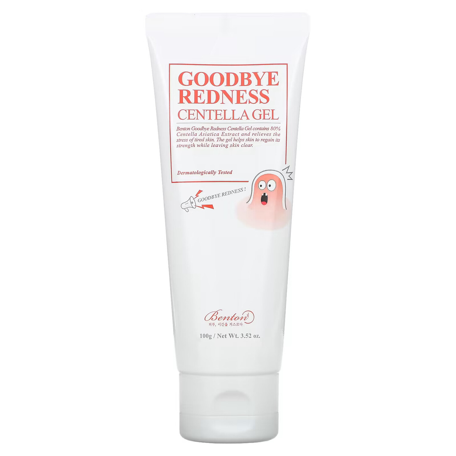 

Benton, Goodbye Redness Centella, гель с центеллой, 100 г (3,52 унции)