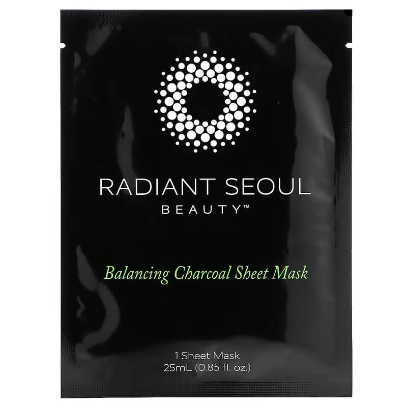 

Тканевая маска для лица с древесным углем Radiant Seoul, 1 шт