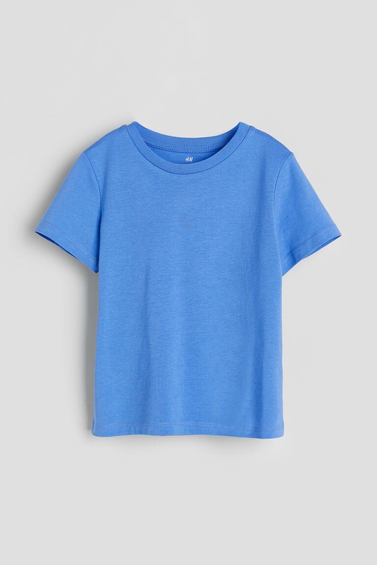 

Хлопковая футболка H&M, синий