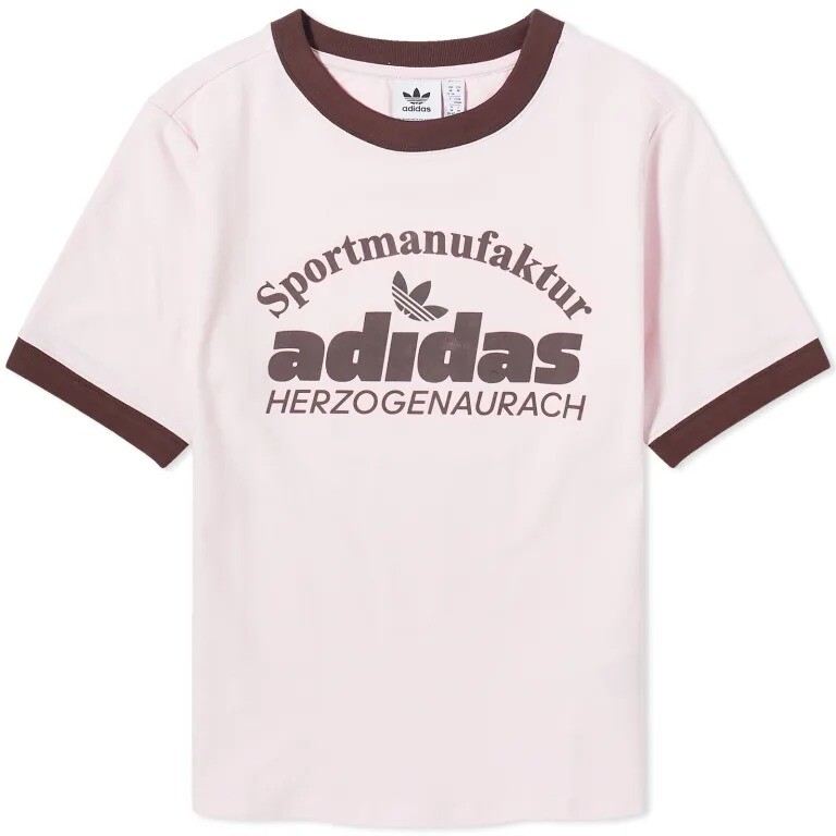 

Футболка Adidas Retro Graphics, светло-розовый