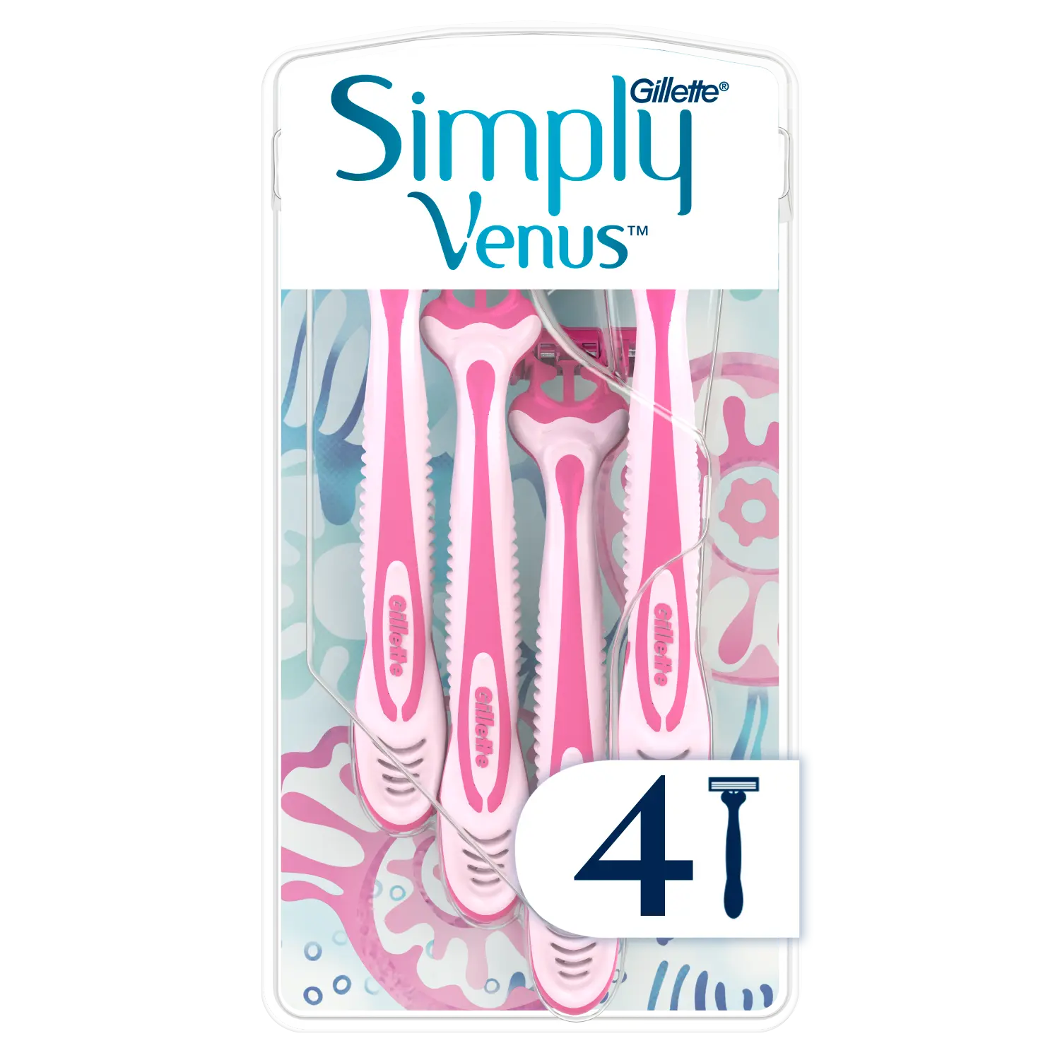 

Gillette Simply Venus 3 женские бритвы, 4 шт/1 упаковка