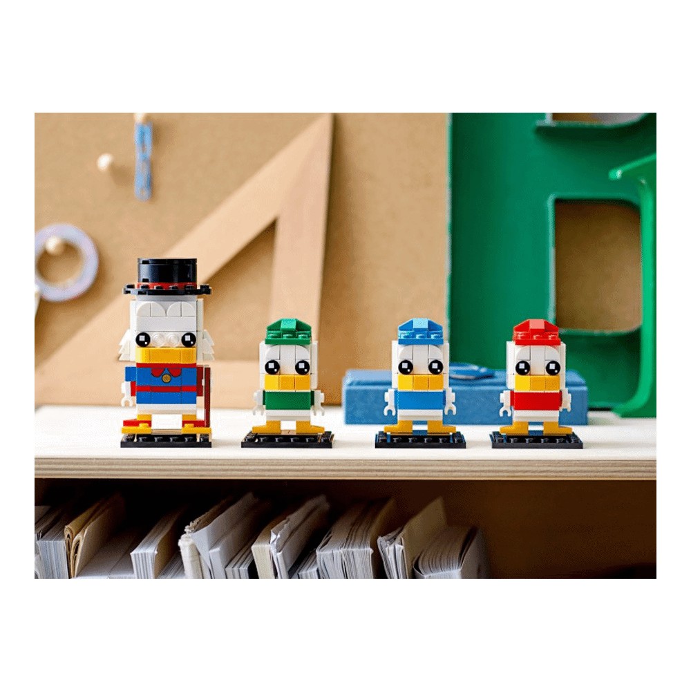 Конструктор LEGO BrickHeadz 40477 Скрудж Макдак, Билли, Вилли и Дилли –  заказать из-за рубежа в «CDEK.Shopping»