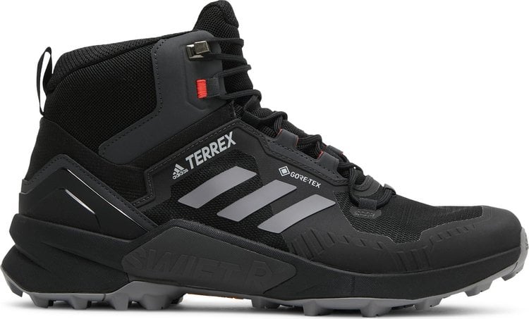 Кроссовки Adidas Terrex Swift R3 Mid GORE-TEX 'Black Grey', черный - фото