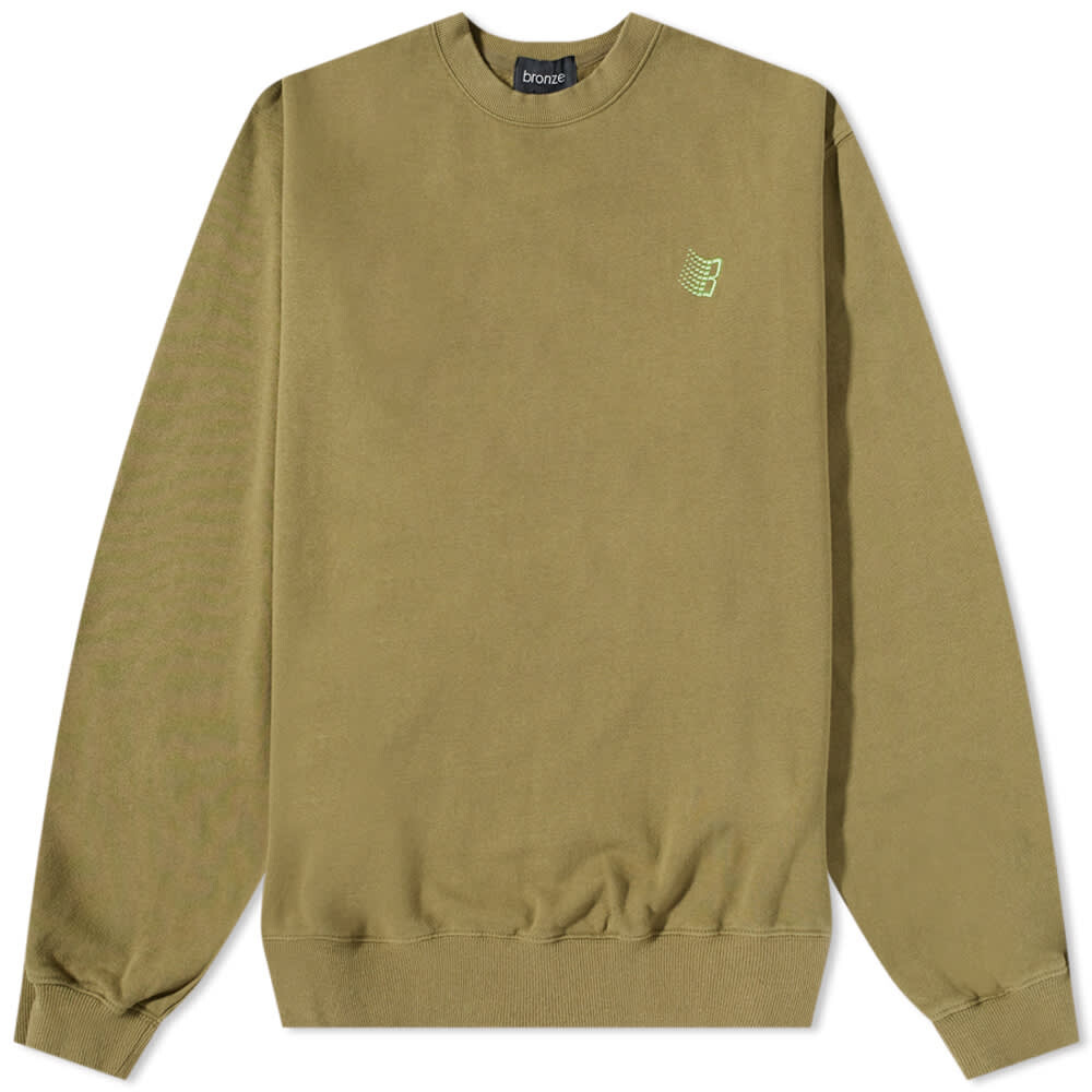 

Толстовка Bronze 56k B Logo Embroidered Crew Sweat, Коричневый