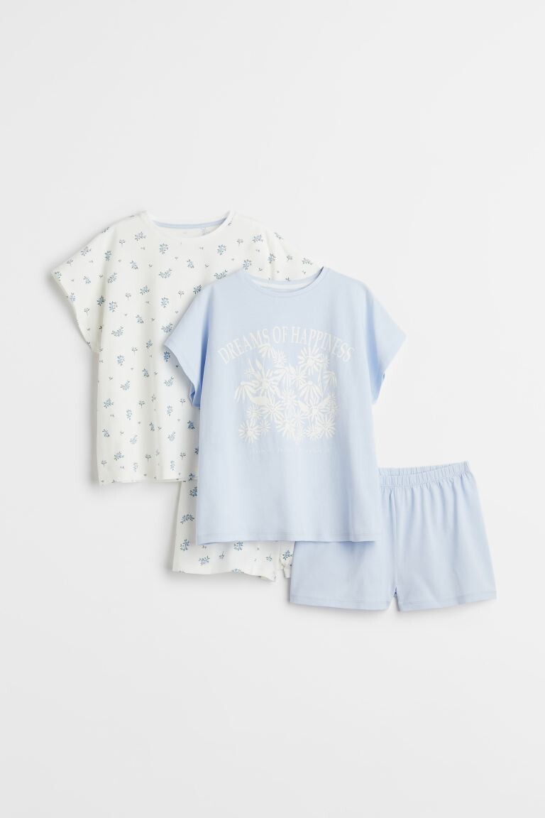 

2 пары хлопковых пижам H&M