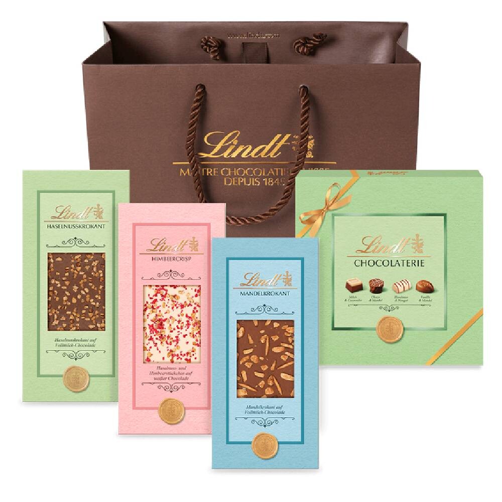 

Подарочная корзина Lindt Cute Chocolaterie Geschenkset, ассорти, 430г