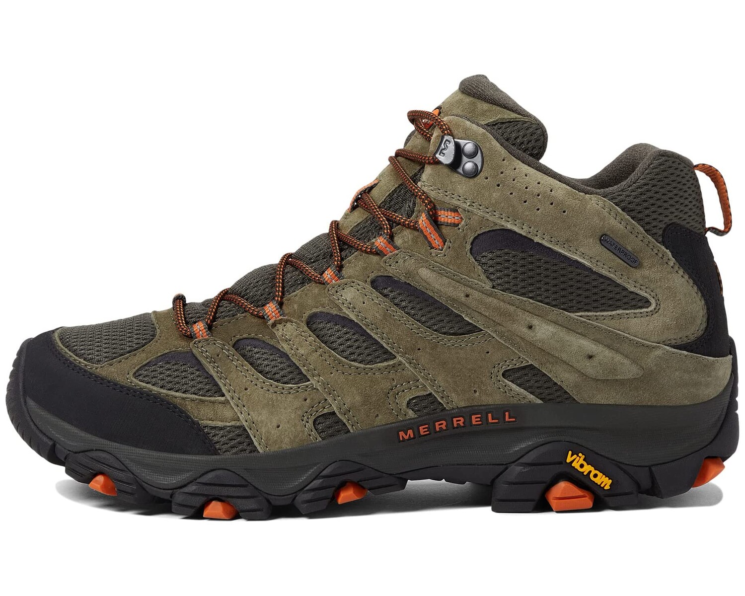 

Кроссовки Moab 3 Mid Waterproof Merrell, оливковый