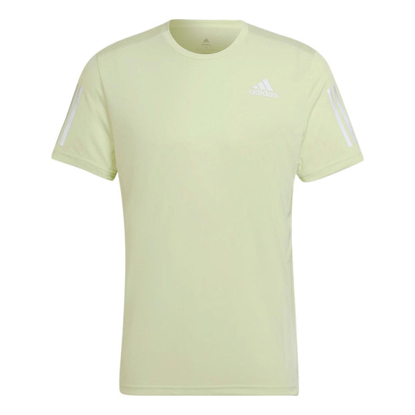 Футболка Adidas Solid Color Logo Round Neck Pullover Sports Short Sleeve Green T-Shirt, Зеленый футболка adidas otr cooler tee solid color alphabet logo printing round neck pullover short sleeve blue t shirt синий
