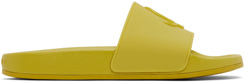 

Зеленые шлепанцы с портом Jimmy Choo