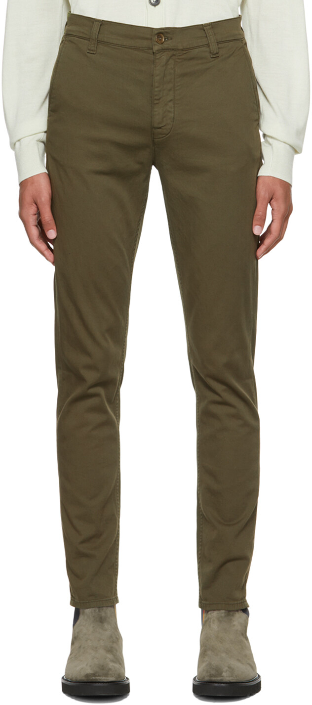 

Брюки цвета хаки Easy Alvin Nudie Jeans