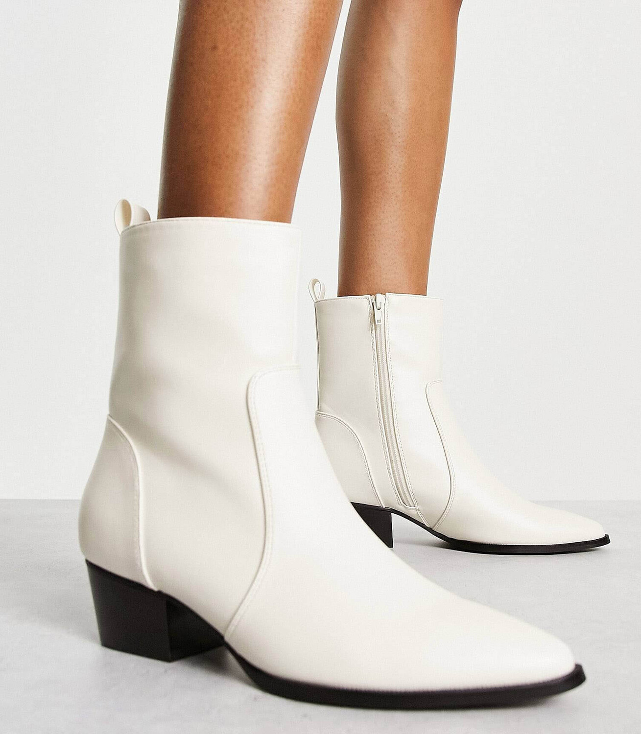 

Ботильоны Glamorous Wide Fit Ankle Western, кремовый, Бежевый