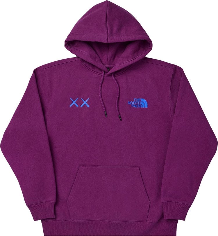 Худи The North Face x KAWS Pullover Hoodie 'Pamplona Purple', фиолетовый - фото