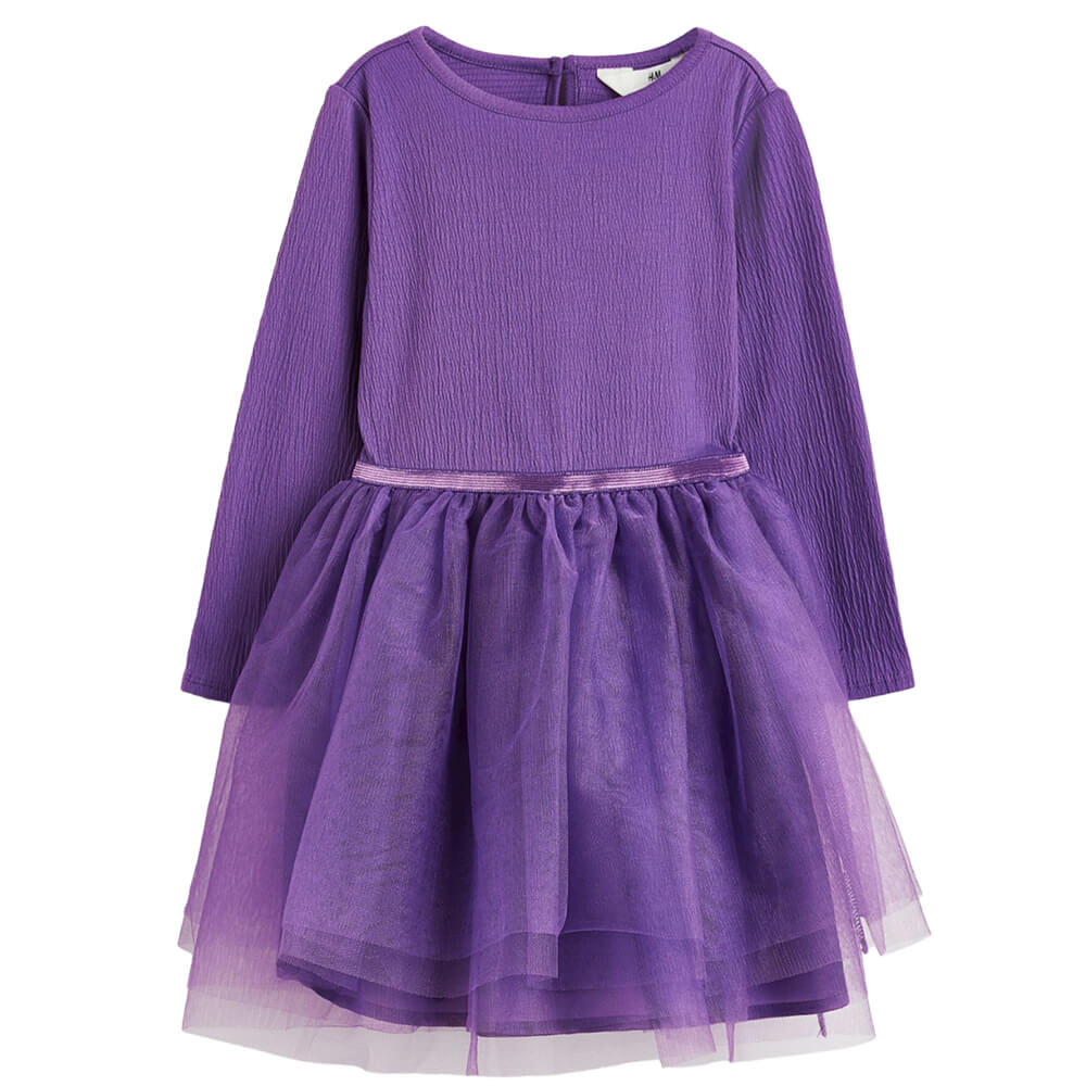 

Платье H&M Tulle-skirt, фиолетовый