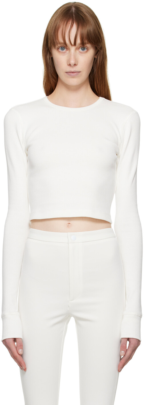 

Футболка с длинным рукавом Off-White Hailey Bieber Edition WARDROBE.NYC