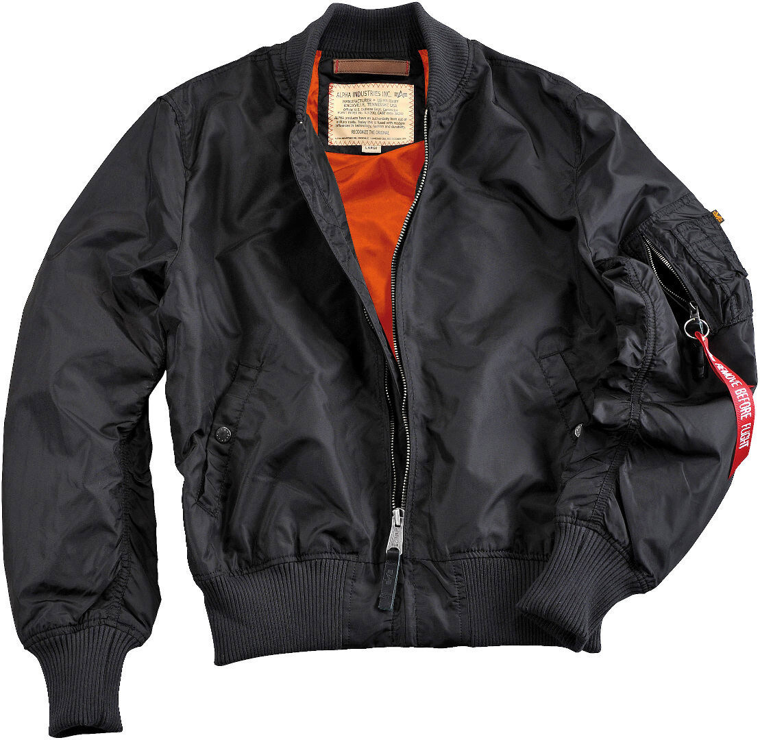 

Куртка Alpha Industries MA-1 TT детская, черная