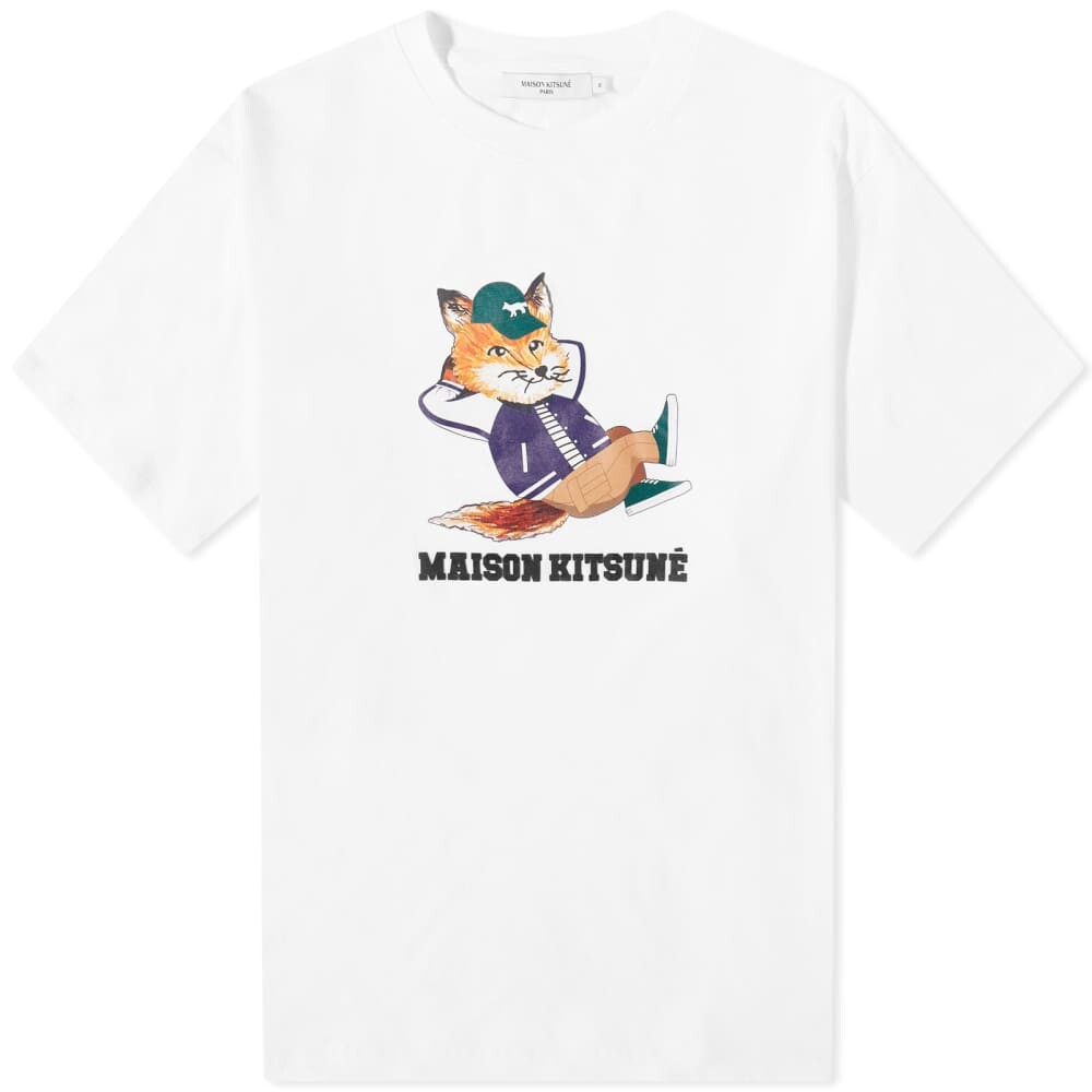 

Футболка Maison Kitsune Dressed Fox Easy Tee, Серый