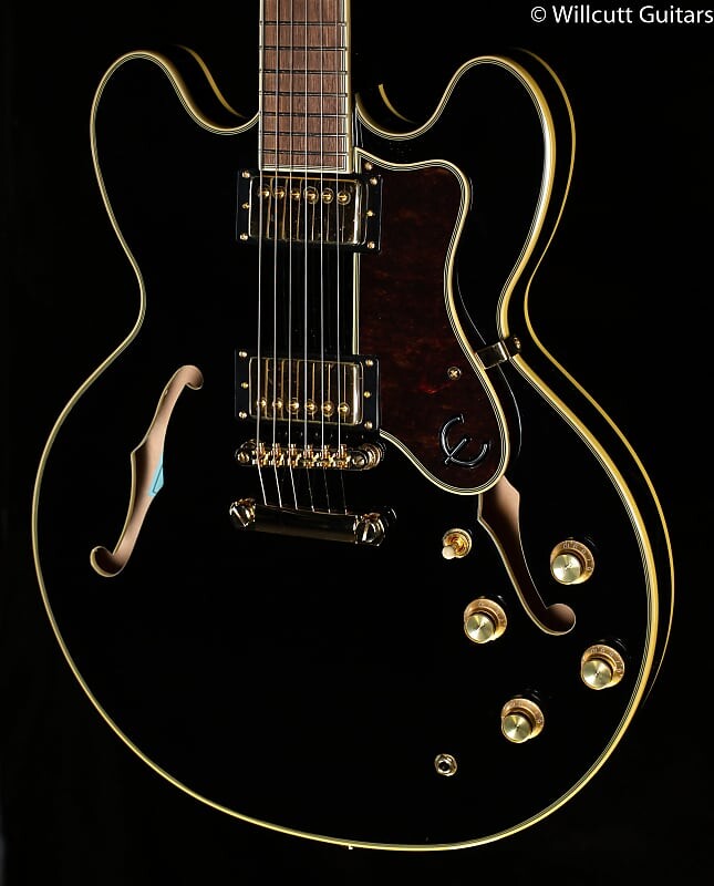 

Epiphone Sheraton-II Pro Ebony ProBuckers Coil-Tapping (950)