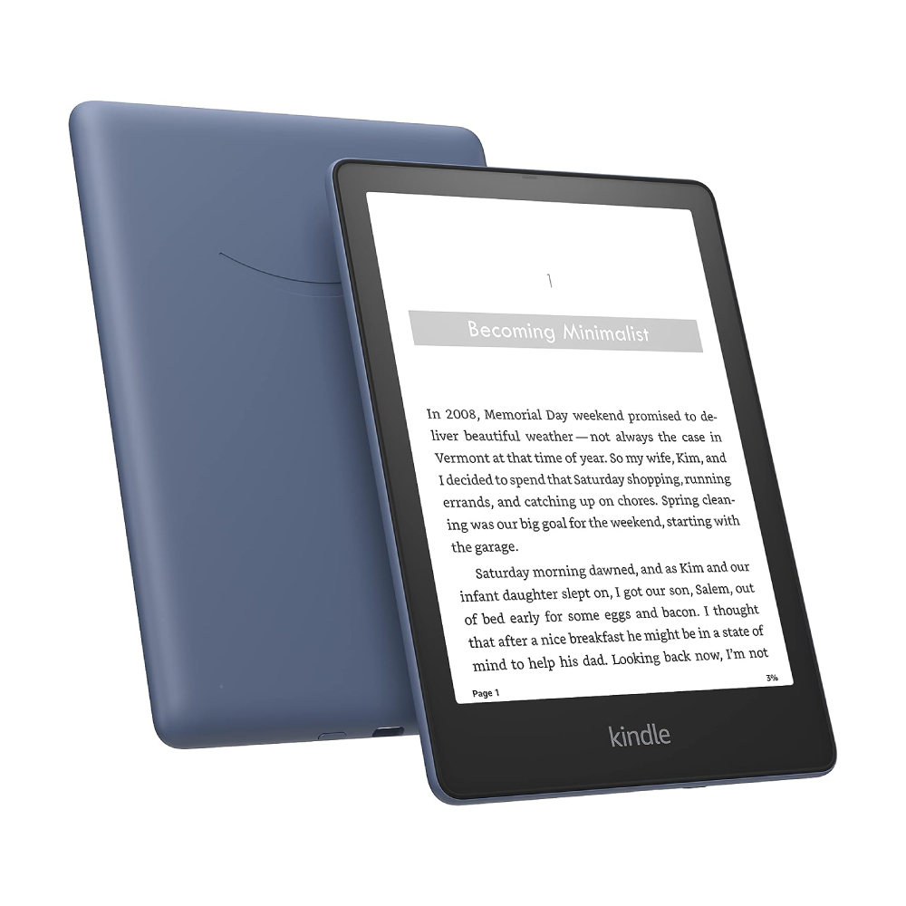 Электронная книга Amazon Kindle Paperwhite Signature Edition, 6.8, 32 ГБ, WIFI, синий 2x прозрачная матовая фотопленка для amazon kindle paperwhite 5 paperwhite 5 2021 защитная пленка аксессуары