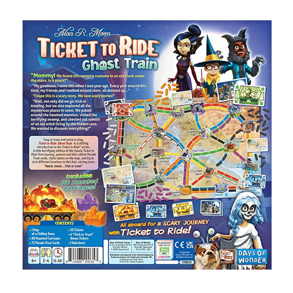 Настольная игра Days of Wonder: Ticket to Ride Ghost Train – купить с  доставкой из-за рубежа через платформу «CDEK.Shopping»