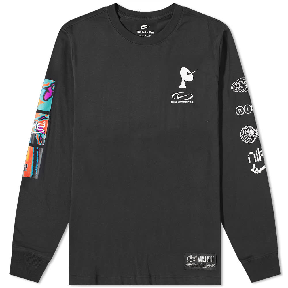 

Футболка с длинным рукавом Nike Worldwide, черный