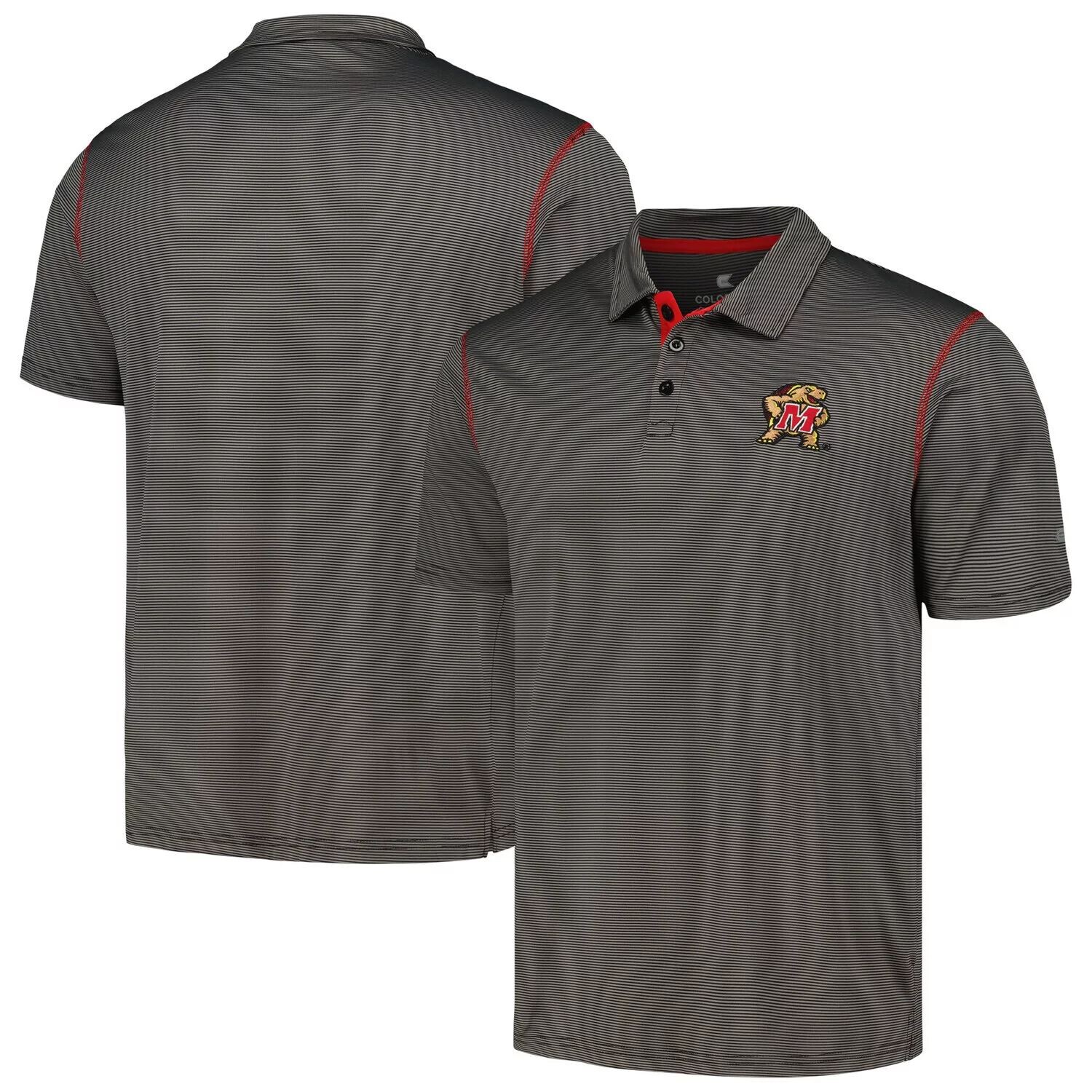 

Мужская серая футболка-поло Maryland Terrapins Cameron Colosseum
