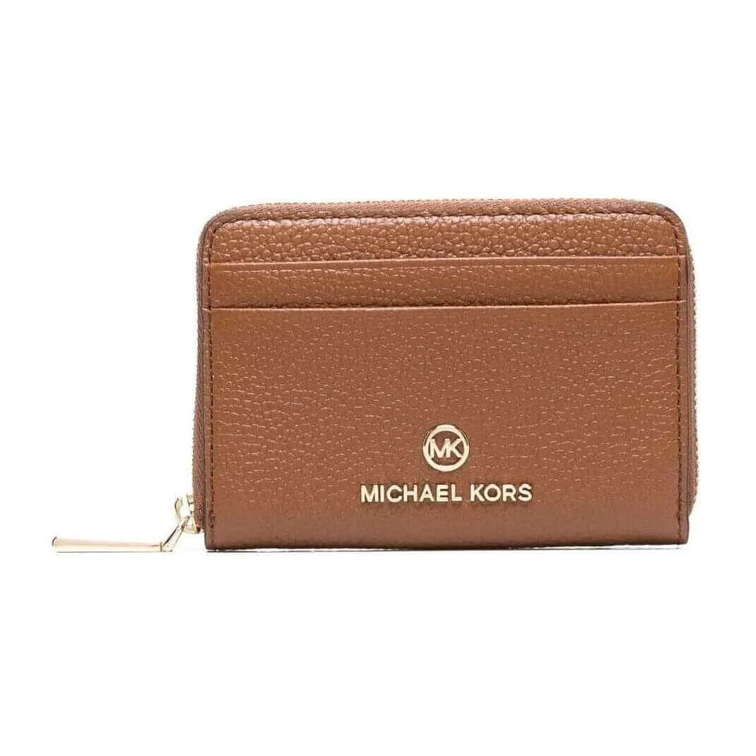 

Бумажник Michael Kors Woman's Jet Set Brown Leather With Logo, коричневый
