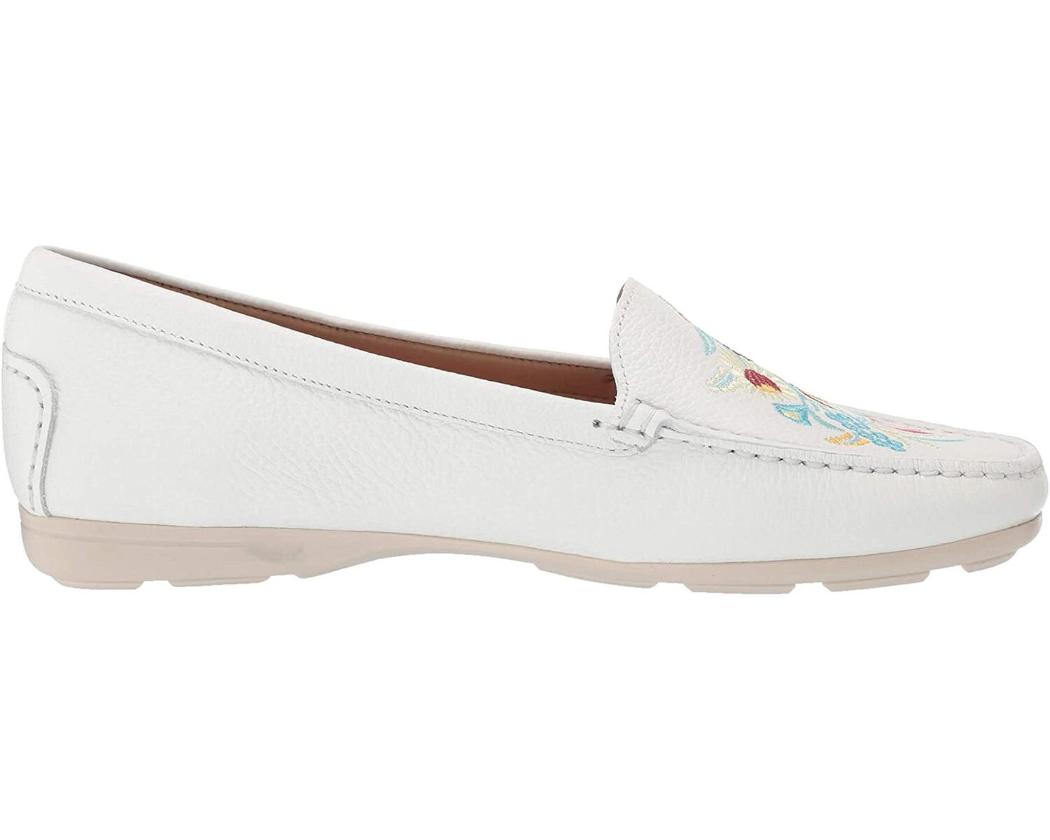 

Лоферы Women's Leather Made in Brazil Nashville Loafer Driver Club USA, белый