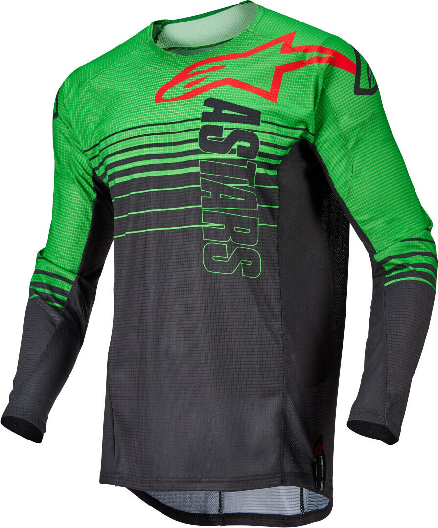 

Мотокросс джерси Alpinestars Techstar Phantom, зеленый/серый