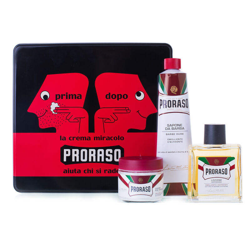 Proraso Vintage Selection Primadopo набор: крем до бритья, 100 мл + крем для бритья, 100 мл + бальзам после бритья, 100 мл набор для бритья primadopo