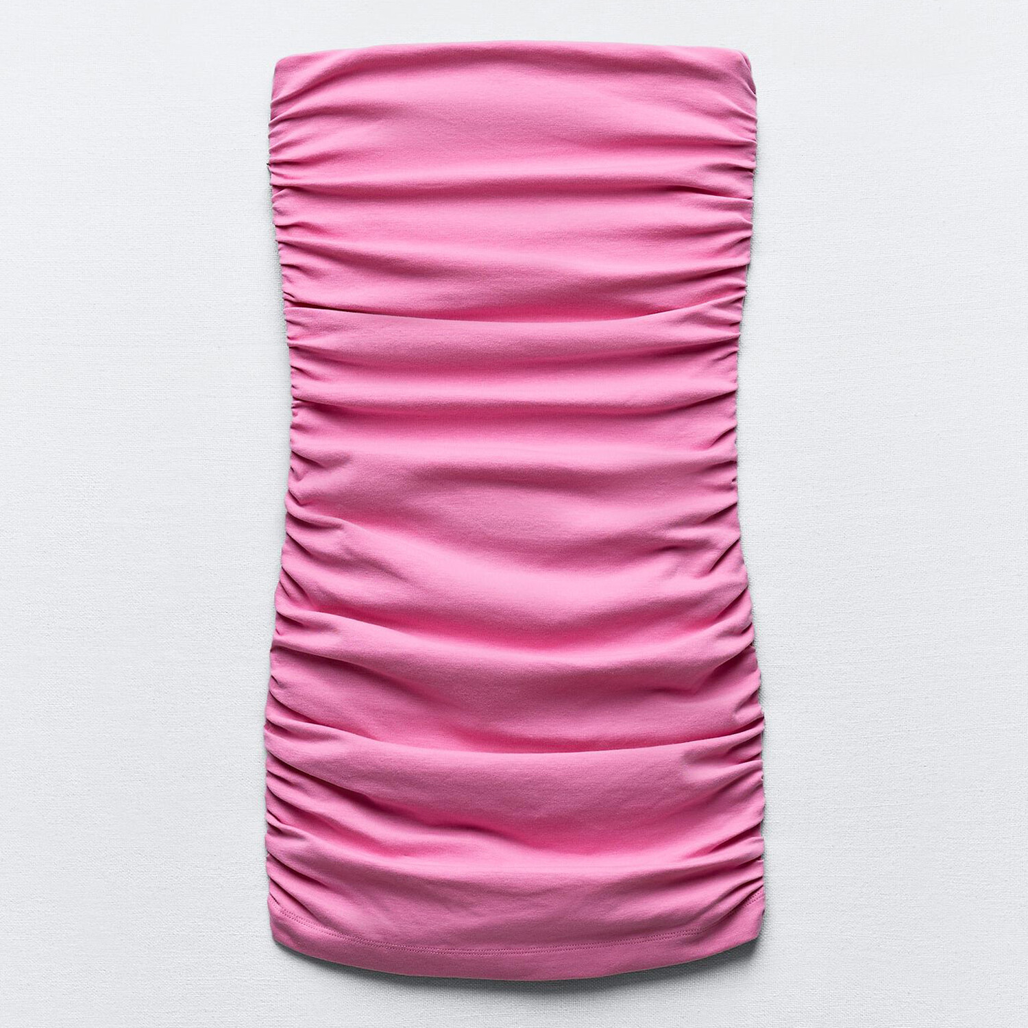 

Платье Zara Fitted Strapless, розовый