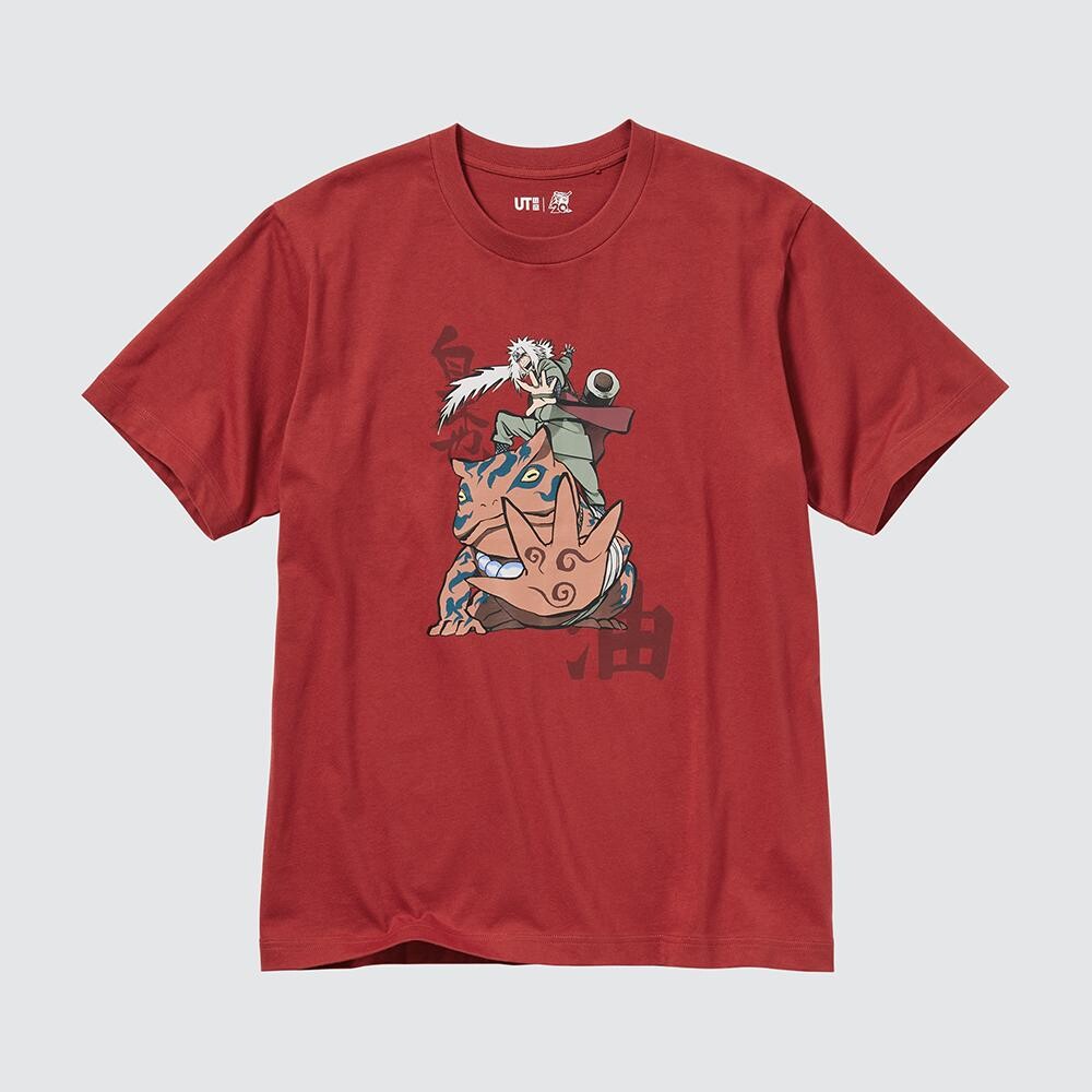 

Футболка Uniqlo UT Naruto Jiraiya, красный