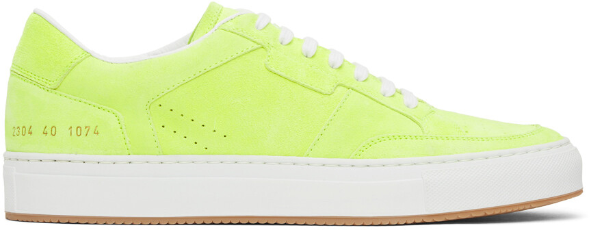 

Желтые замшевые низкие кеды Zeus Prototype Common Projects