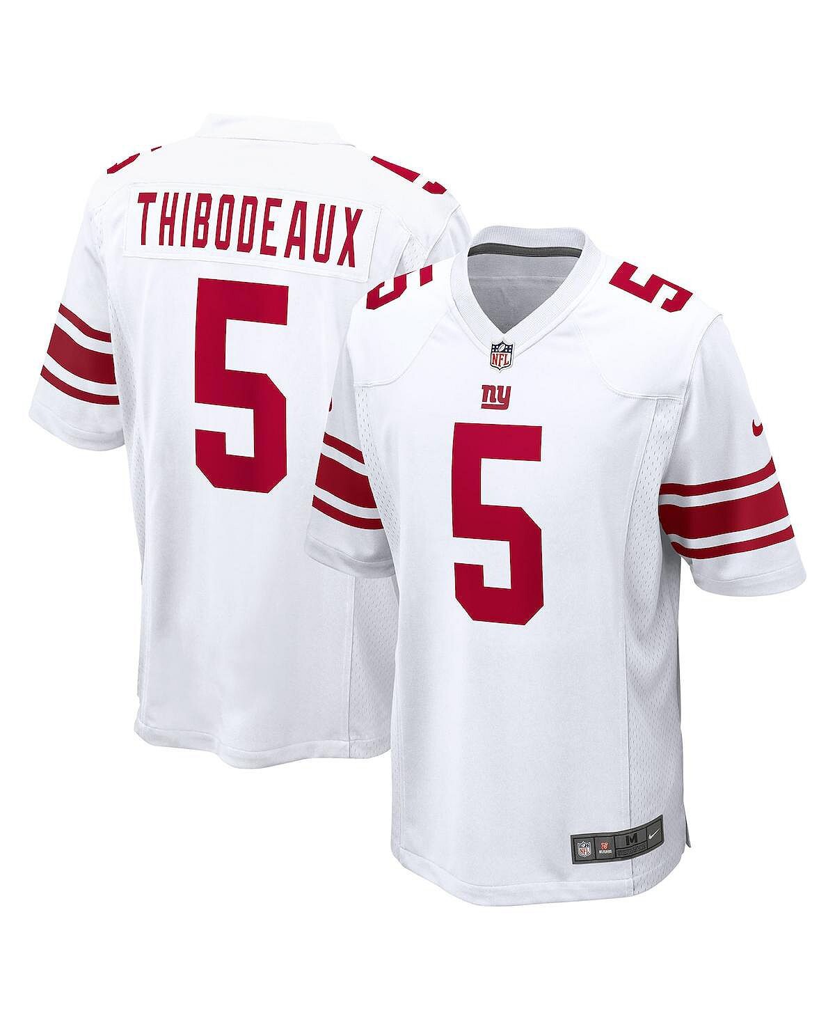

Мужская белая майка kayvon thibodeaux new york giants 2022 nfl draft first round game jersey Nike, белый