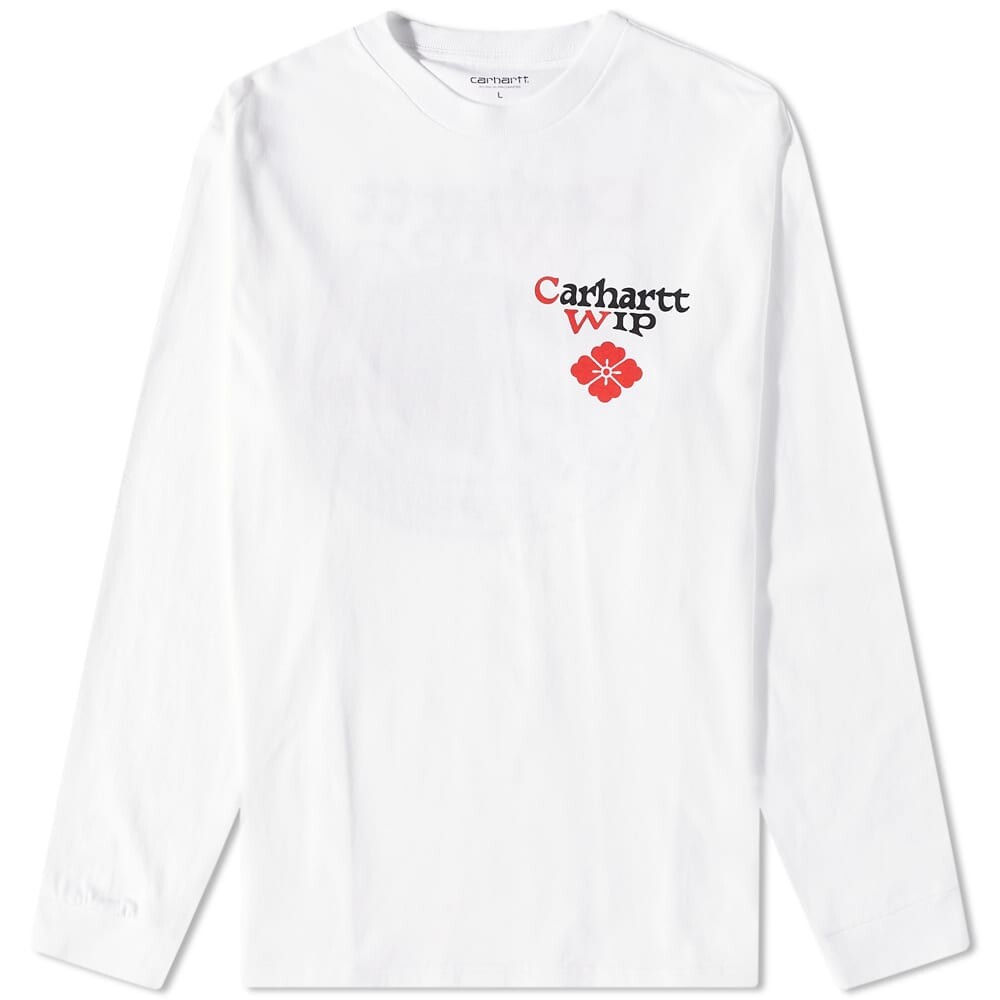 

Футболка Carhartt WIP Long Sleeve Buffalo Tee, Белый