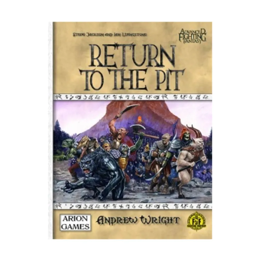 

Return to the Pit, Advanced Fighting Fantasy (2nd Edition), мягкая обложка