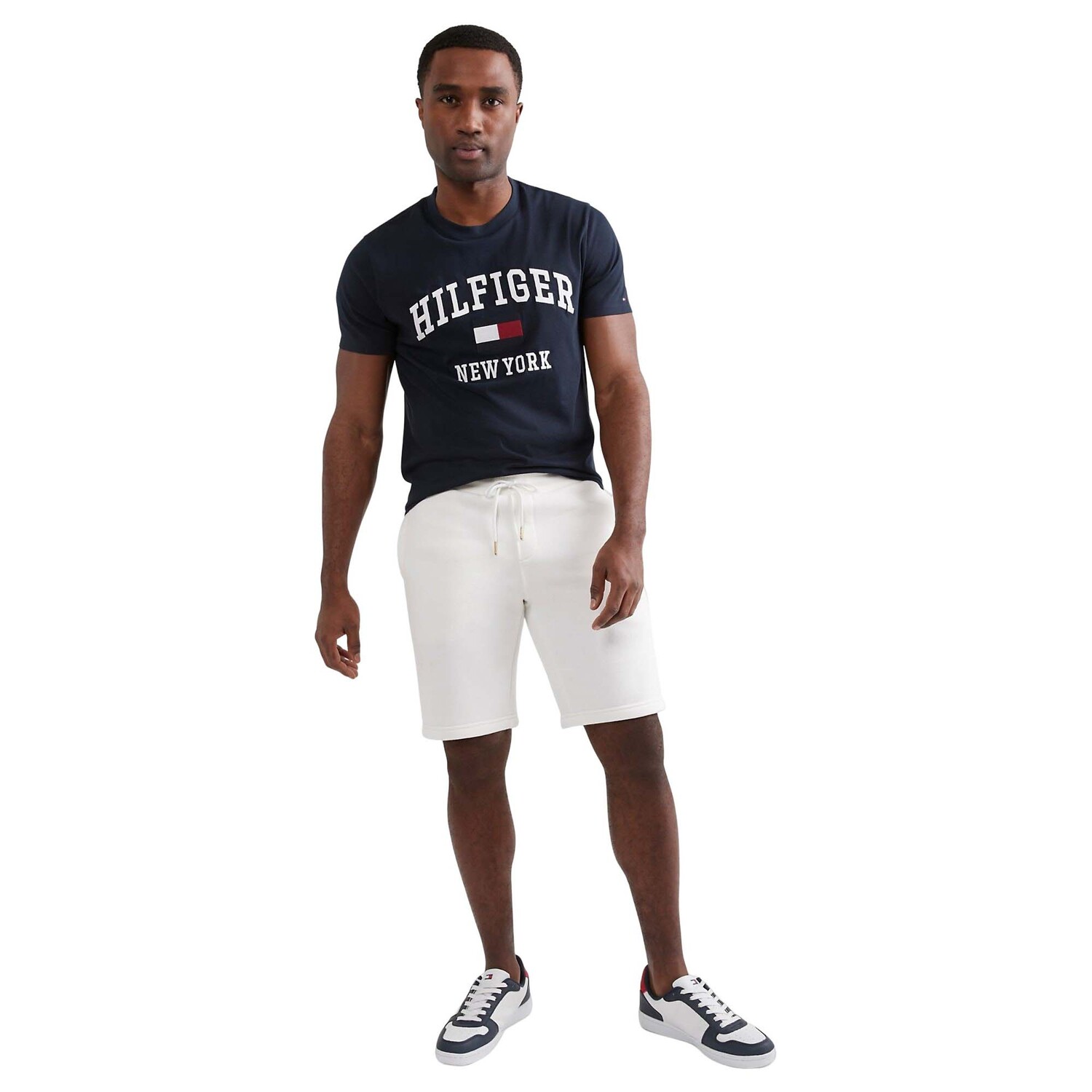 

Спортивные шорты Tommy Hilfiger Flag Logo, белый