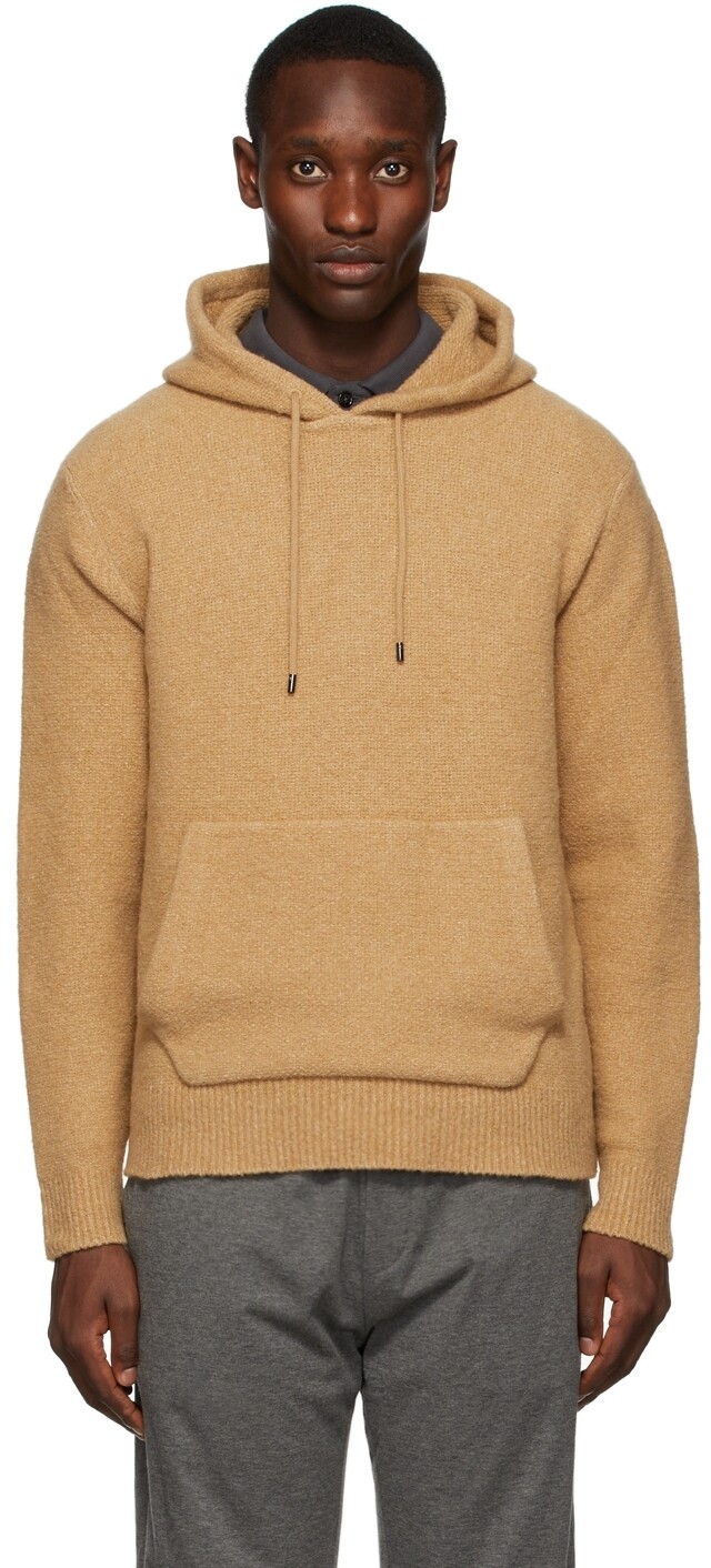 

Худи из кашемира букле бежевого цвета Ralph Lauren Purple Label