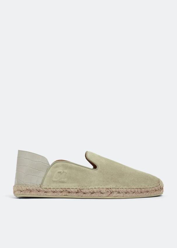 

Эспадрильи CHRISTIAN LOUBOUTIN Varsi Espadon espadrilles, бежевый