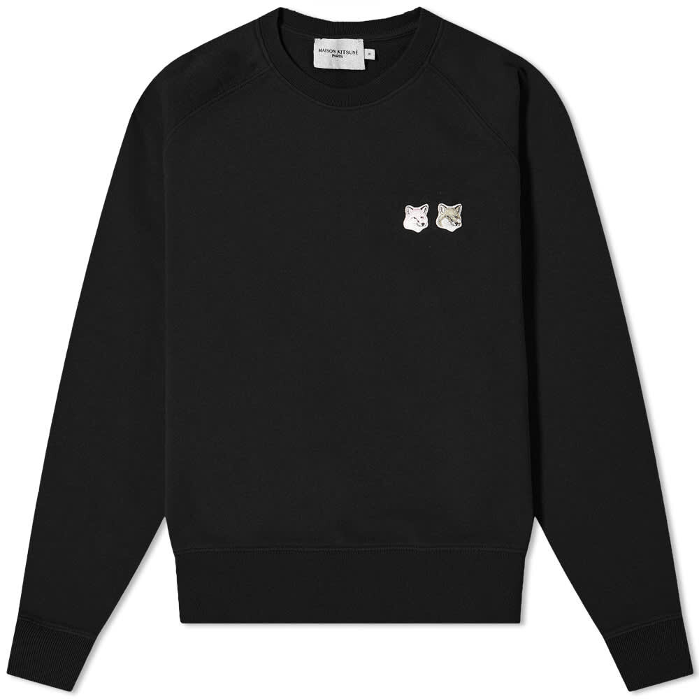 

Толстовка Maison Kitsuné Monochrome Double Fox Head Adjusted Sweat