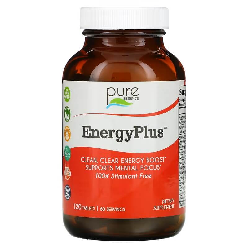 цена Пищевая Добавка Pure Essence EnergyPlus, 120 таблеток