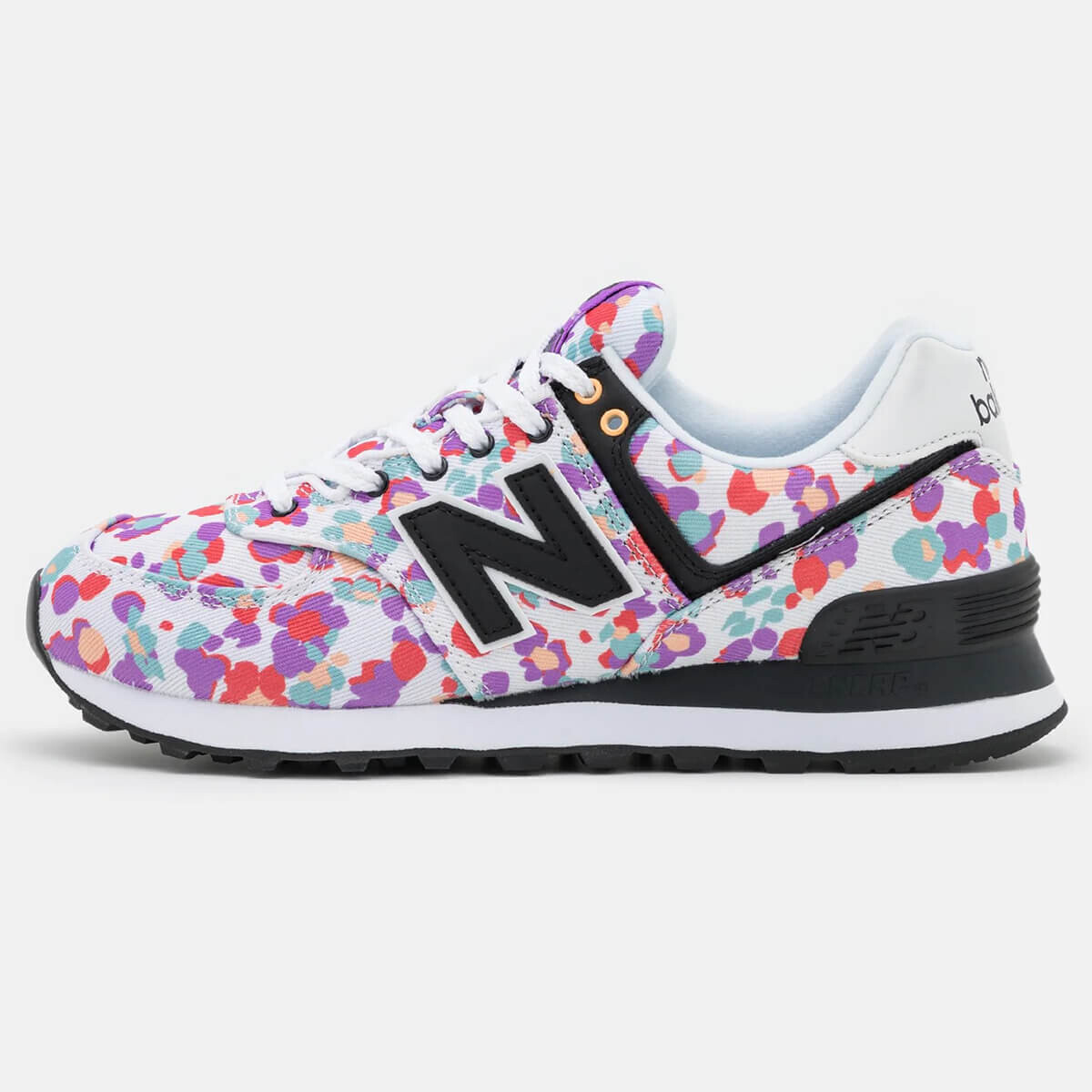 

Кроссовки New Balance WL574, белый/фиолетовый