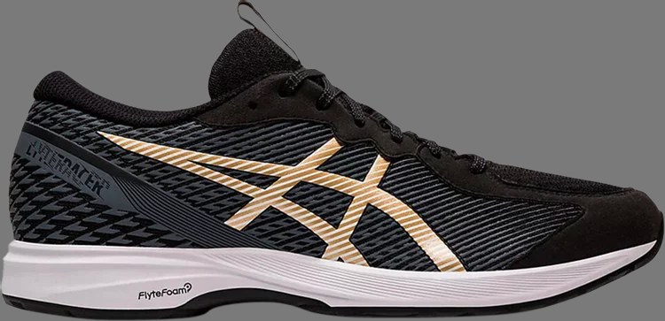 Кроссовки lyteracer 2 'black pure gold' Asics, черный - фото