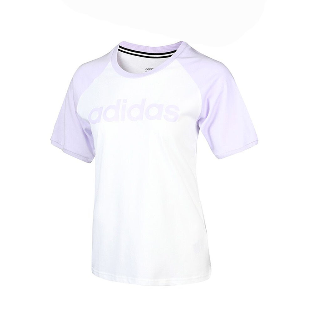 

Футболка Adidas Neo, белый/сиреневый