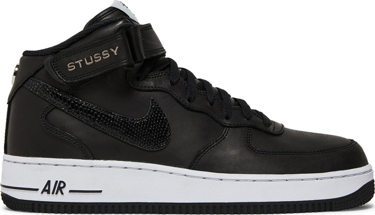 Nike air force on sale 1 snakeskin black