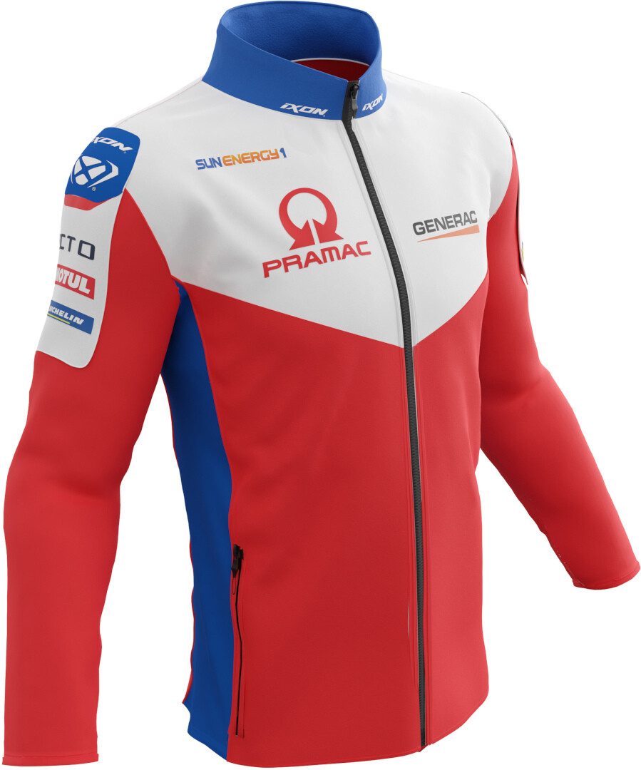 

Свитшот Ixon Pramac GP Replica zip, Красный