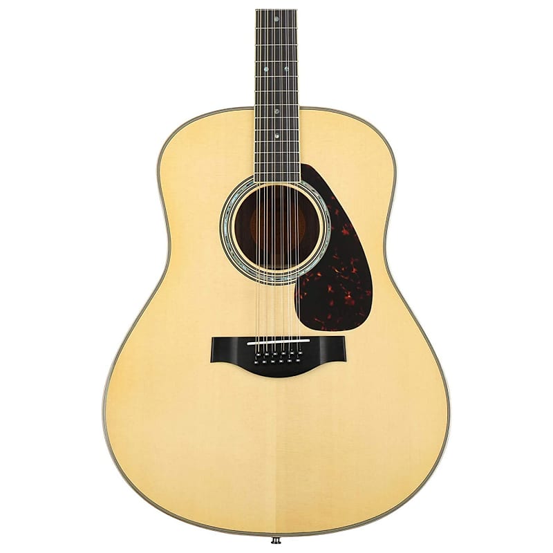 Yamaha LL16-12 ARE Jumbo 12-струнная электроакустическая гитара, натуральный цвет с жестким чехлом
