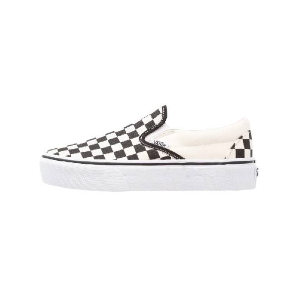 Слипоны Vans UA Classic Slip-on Platform, черный/белый - фото