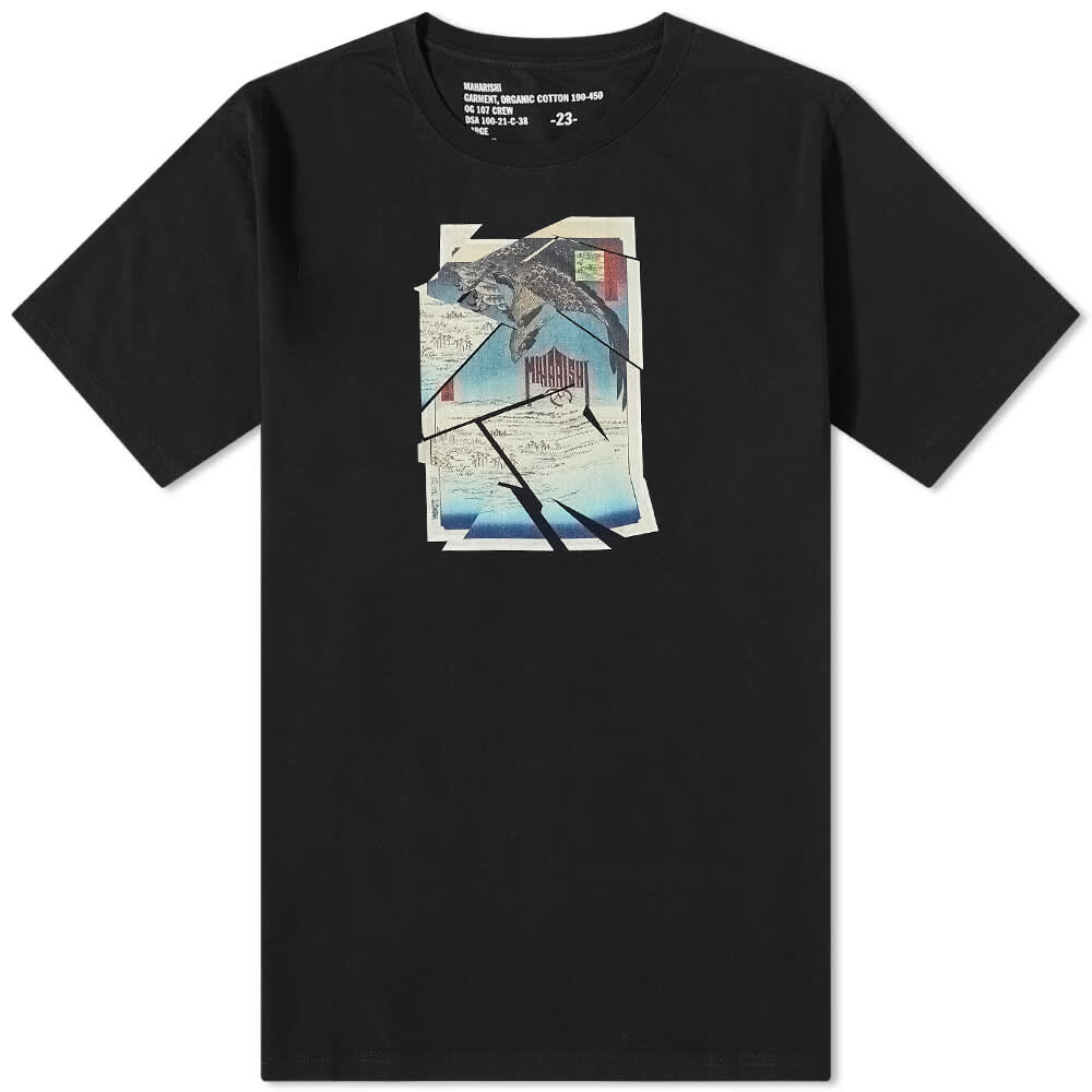 

Футболка Maharishi Cubist Eagle Tee, Черный