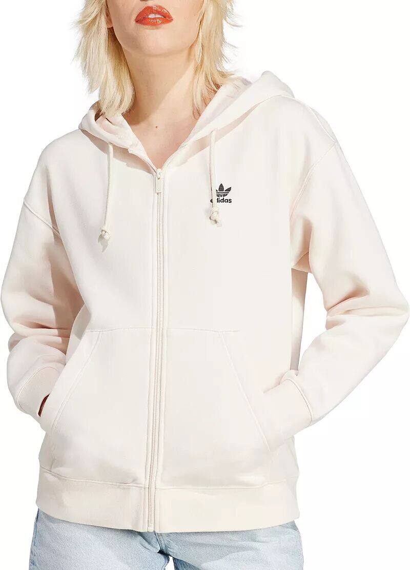 

Толстовка бойфренда Adidas Women Essentials с молнией во всю длину