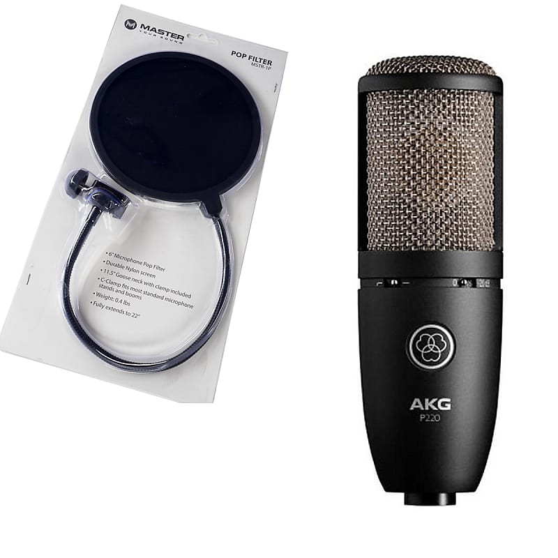Конденсаторный микрофон AKG P220 студийный конденсаторный микрофон akg p220 istand 85
